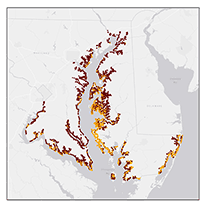 Priority Shoreline Areas Map