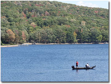 Fishing on the Deep Creek Lake