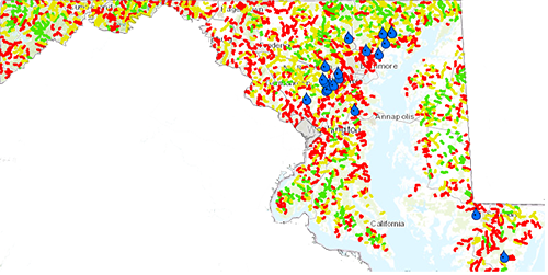 Student Data Map