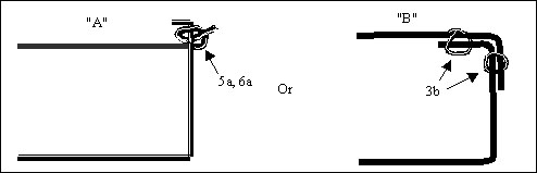 details of the corner fastening