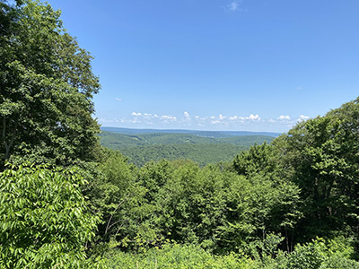 Scenic View of Backbone Mountain from Route-135