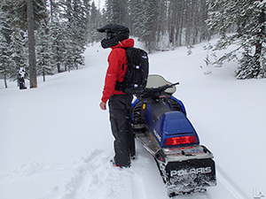 Snowmobile Rider