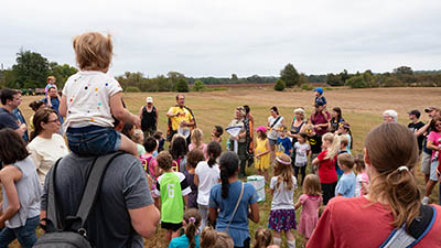 Visitors at 2019 Merkle Monarchs & Milkweed Festival