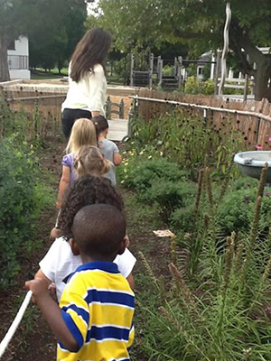 Walking Through the Garden at the Key School