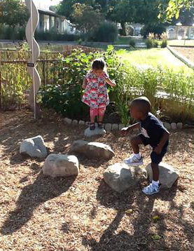 Boulder Stepping Stones at the Key School