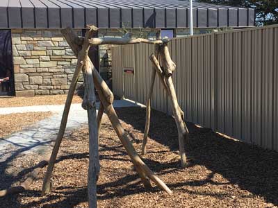 Branches to build a doorway