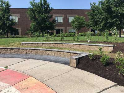 Steps and planters