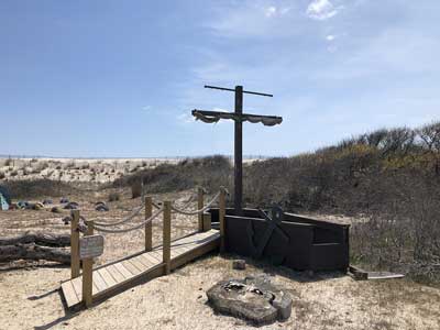 Pirate ship at Assateague State Park