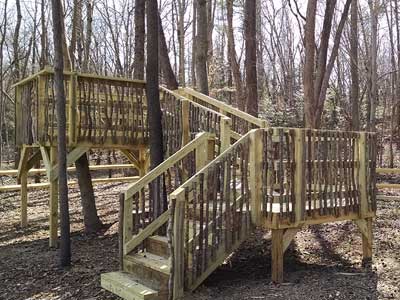 Stairs to an overlook