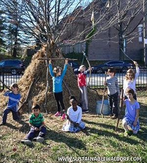 Playing Games at Waldorf School in Baltimore