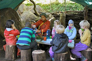 Taking the Class Outside at Waldorf in the Woods