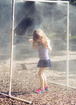 Playing with Sprinklers at Acorn Hill