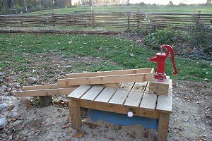 Water pumping station