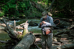 Trout fishing at Cunningham Falls State Park