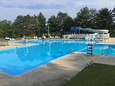 Swimming pool on Dans Mountain State Park