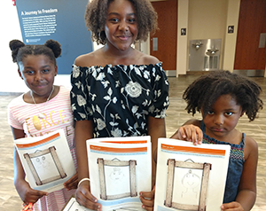 Junior Rangers at the Harriet Tubman Underground Railroad State Park