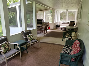 Mill Pond Cottage Detached Porch