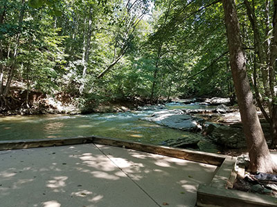 Platform over Morgan Run