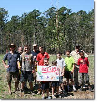 Volunteers at Pocomoke State Park