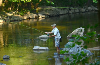 Fishing at the McKeldin Area of Patapsco