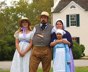 Reenactors at Rosaryville State Park