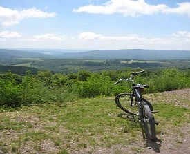 Bicycle on the Western Maryland Rail Trail