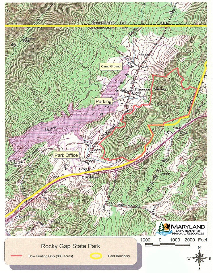 Rocky Gap Bow Hunting Area