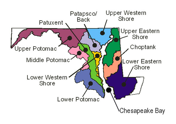 Clickable Maryland Map