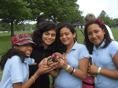 CBNERR Youth Summit attendees, Photo by: Chesapeake Bay National Estuarine Research Reserve