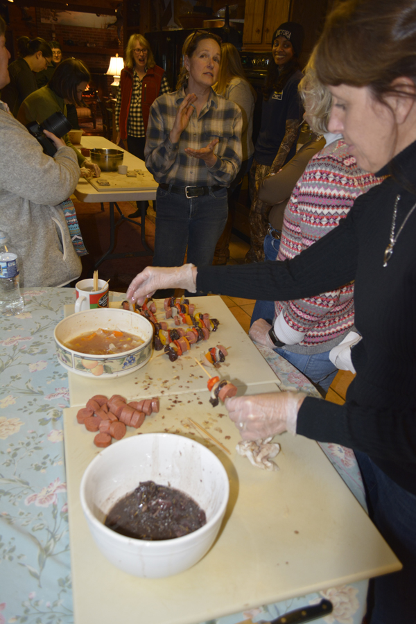 Learning to prepare recipes with waterfowl at the From Field to Table workshop