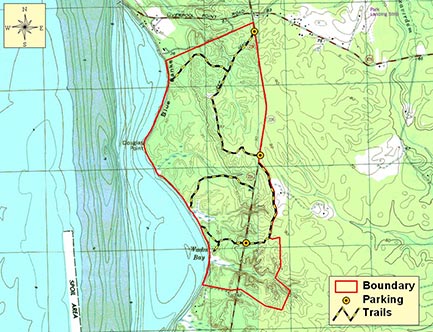 MD DNR Map of Douglas Point Natural Area